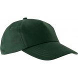 Casquette 5 panneaux First - Forest Green de travers
