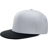 Casquette Snapback KP112 - White / Black-One Size