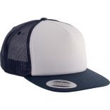 Casquette 5 panneaux Trucker classique KP911 - Navy / White / Navy
