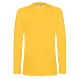 T-shirt sport double peau manches longues unisexe PA005 - Sporty Yellow