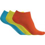 Socquettes microfibre PA033 - FLUORESCENT  ORANGE / Fluorescent Yellow / Turquoise