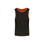 Coloris de la Chasuble réversible multisports PA042 - Spicy Orange / Black