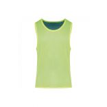 Chasuble réversible multisports enfant PA048 - Fluorescent Yellow / Sporty Royal Blue