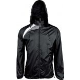 Coupe vent unisexe sport PA211 - Black / White / Storm Grey