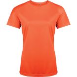T-shirt femme manches courtes sport PA439 - Fluorescent Orange