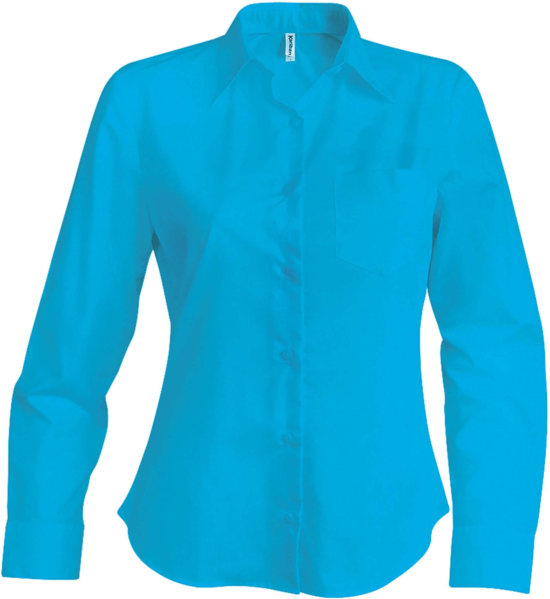 Chemise Huk Fishing Femme à Capuche, Manches Longues, Turquoise/blanche, Fermeture 1/4 éclair, Taille XL, état Comme Neuve