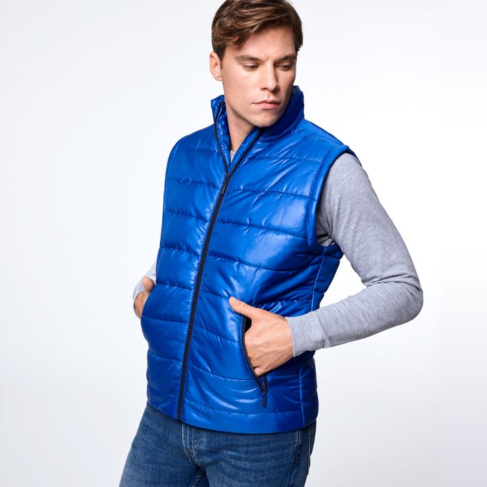 Doudoune sans manche matelassee MONTANA bleu electrique Doudounes personnalisees Textile Direct