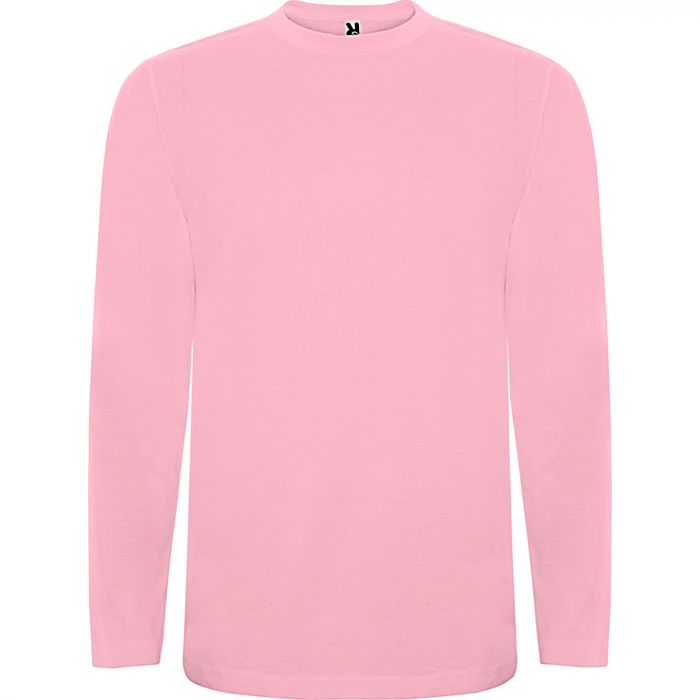 Tee shirt manche longue rose discount