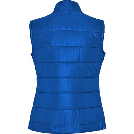 Doudoune sans manche matelassee MONTANA WOMAN bleu electrique Doudounes personnalisees Textile Direct