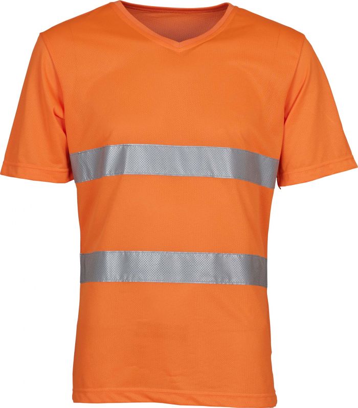 T shirt haute visibilite HVJ910 Hi Vis Orange vente impression textile publicitaire Textile Direct