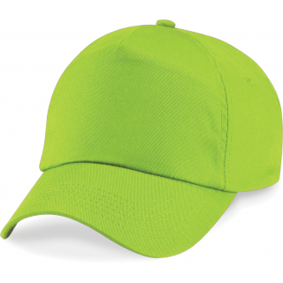 Casquette originale 5 panneaux B10 - Lime Green personnalisable - Vue de face