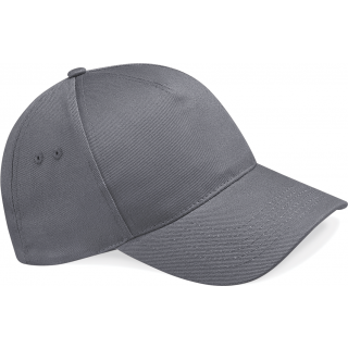 Casquette 5 panneaux Ultimate B15 - Graphite Grey personnalisable - Vue de face