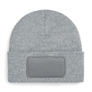 Bonnet à patch original B445 - Heather Grey personnalisable - Vue de face