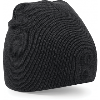 Bonnet Beanie original Pull-On B44 - Black personnalisable - Vue de face