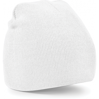 Bonnet Beanie original Pull-On B44 - White personnalisable - Vue de face
