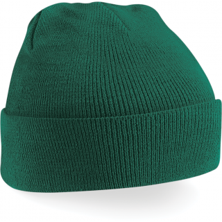 Bonnet Original à revers B45 - Bottle Green personnalisable - Vue de face