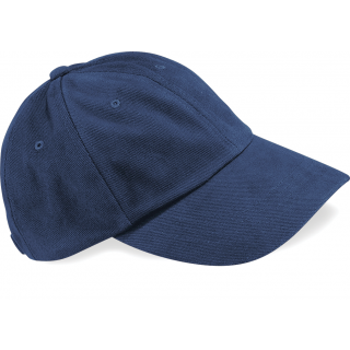 Casquette homme profil bas en coton brossé - 6 panneaux B57 - French Navy personnalisable - Vue de face