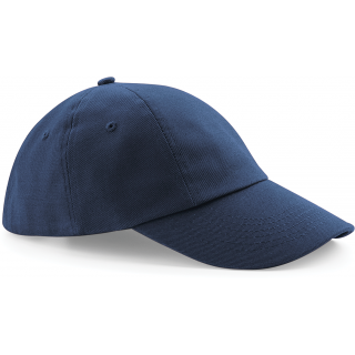 Casquette profil bas en coton drill - 6 panneaux B58 - French Navy personnalisable - Vue de face