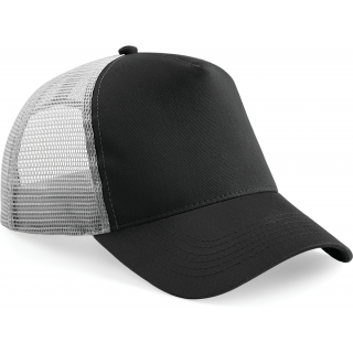 Casquette américaine B640 - Black / Light Grey personnalisable - Vue de face