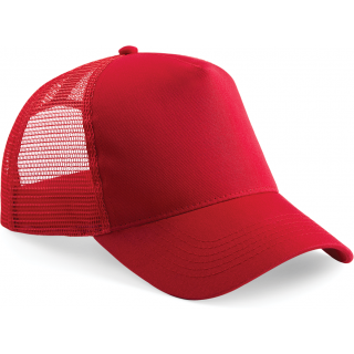 Casquette américaine B640 - Classic Red / Classic Red personnalisable - Vue de face