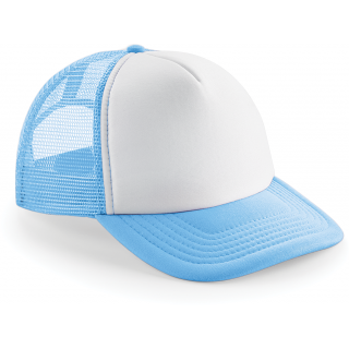 Casquette américaine Vintage B645 - Sky Blue / White personnalisable - Vue de face