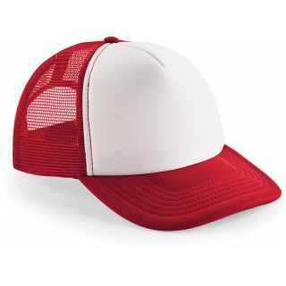 Casquette américaine Vintage B645 - Classic Red / White personnalisable - Vue de face