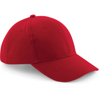 Casquette homme Pro-Style en coton brossé - 6 panneaux B65 - Classic Red personnalisable - Vue de face