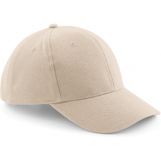Casquette homme Pro-Style en coton brossé - 6 panneaux B65 - Stone personnalisable - Vue de face