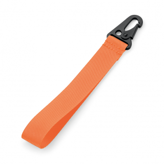 Porte-clés personnalisable BG100 - Orange personnalisable - Vue de face