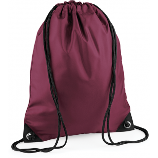 Sac à dos cordelettes PREMIUM BG10 - Burgundy personnalisable - Vue de face