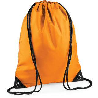 Sac à dos cordelettes PREMIUM BG10 - Orange personnalisable - Vue de face