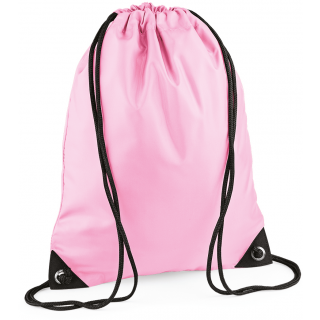 Sac à dos cordelettes PREMIUM BG10 - Pink personnalisable - Vue de face