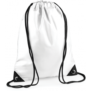Sac à dos cordelettes PREMIUM BG10 - White personnalisable - Vue de face