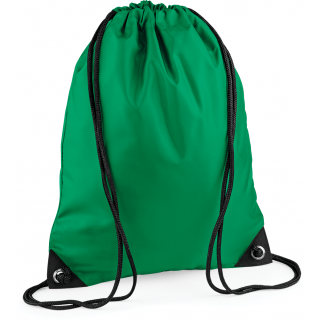 Sac à dos cordelettes PREMIUM BG10 - Kelly Green personnalisable - Vue de face