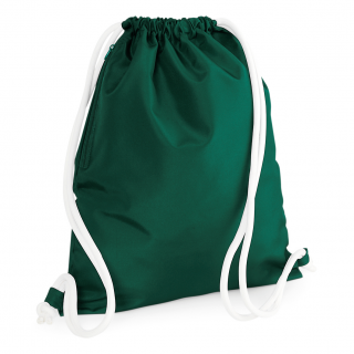Sac à dos de gym à cordon BG110 - Bottle Green personnalisable - Vue de face