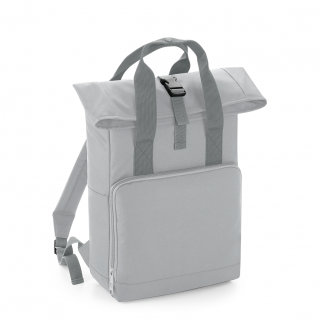 Sac à dos à double poignée BG118 - Light Grey personnalisable - Vue de face