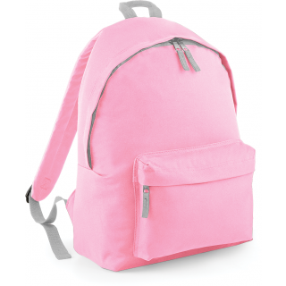 Sac à dos Fashion Enfant BG125J - Classic Pink / Light Grey personnalisable - Vue de face