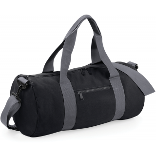 Sac baril original BG140 - Black / Graphite Grey personnalisable - Vue de face