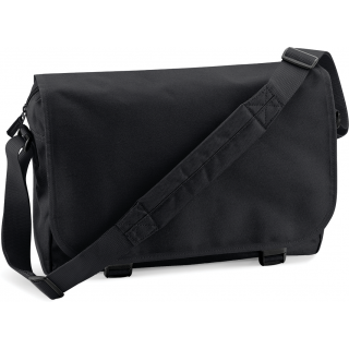 Sac messager BG21 - Black personnalisable - Vue de face
