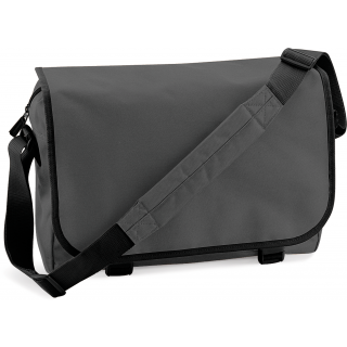 Sac messager BG21 - Graphite Grey personnalisable - Vue de face