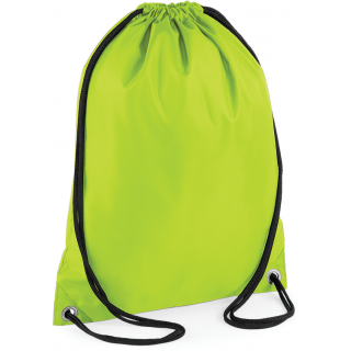 Gymsac Budget BG5 - Lime Green personnalisable - Vue de face
