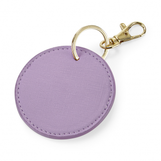 Porte-clés rond BG745 - LILAC personnalisable - Vue de face