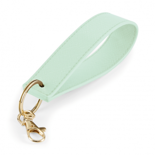 Porte-clés avec dragonne Boutique BG747 - Soft Mint personnalisable - Vue de face