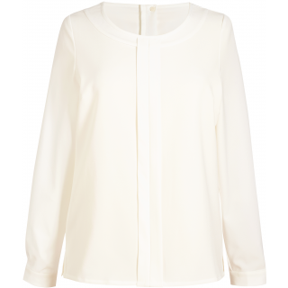 Blouse Crêpe de Chine Riola BT2264 - Cream personnalisable - Vue de face