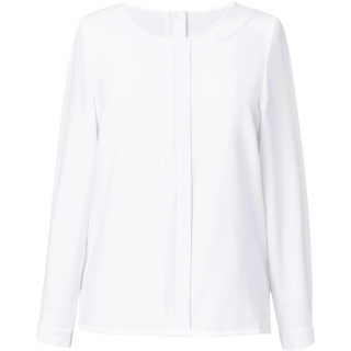 Blouse Crêpe de Chine Riola BT2264 - White personnalisable - Vue de face