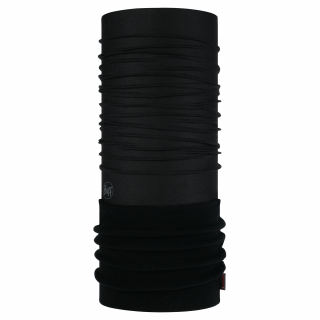 Tour de cou Polar BUF134913 - Solid Black personnalisable - Vue de face