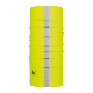 Tour de cou Original EcoStretch BUF134914 - Solid Yellow Fluor Reflective personnalisable - Vue de face