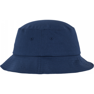Bob Flexfit en coton FL5003 - NAVY personnalisable - Vue de face