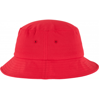 Bob Flexfit en coton FL5003 - RED personnalisable - Vue de face