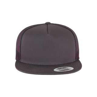 Casquette CLASSIC TRUCKER FL6006 - CHARCOAL personnalisable - Vue de face